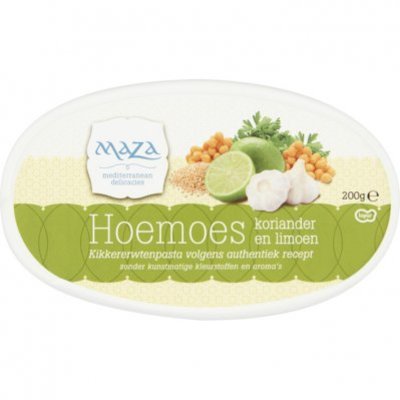 Maza Hoemoes koriander & limoen